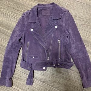 Blank NYC Purple Haze Suede Jacket - Small